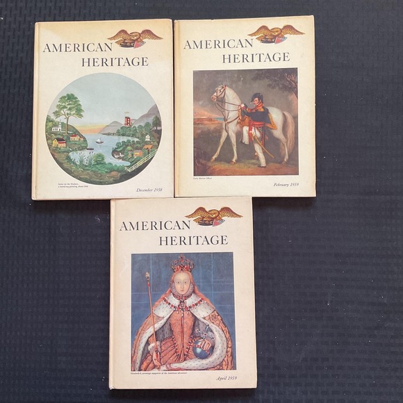 Other - Vintage American Heritage Hardcover Books Lot of 3 Vol X 1958-1959 History